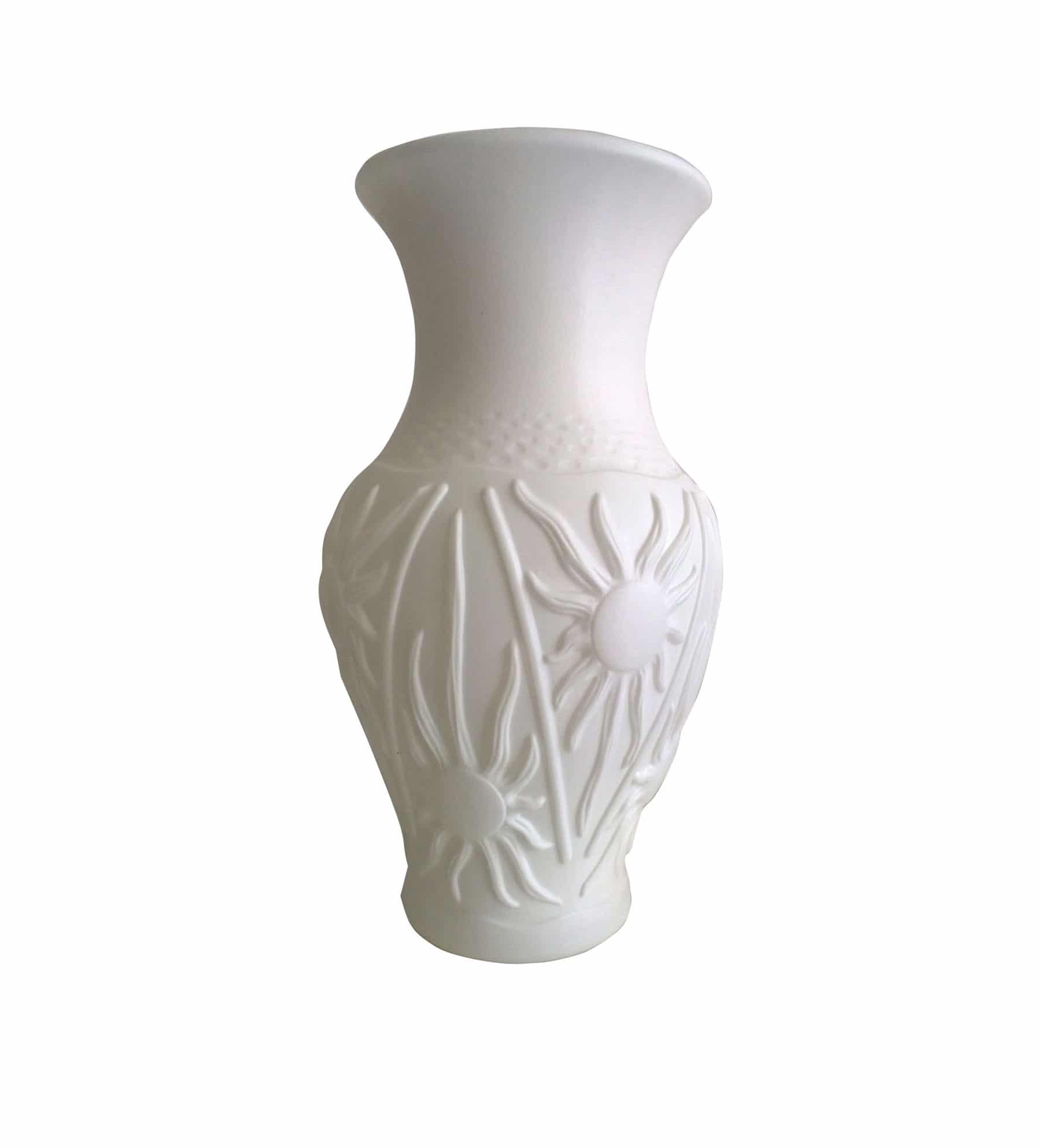 White amphora vase